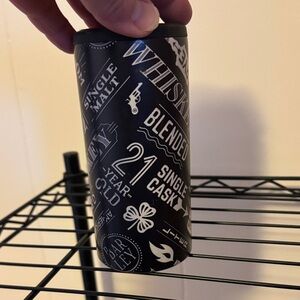 Black Whiskey Themed Tumbler